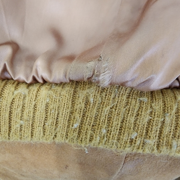 Vintage Cresco Leather Tan Bomber Jacket Size 46 - Picture 16 of 16